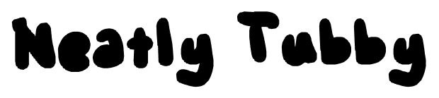 Neatly Tubby font
